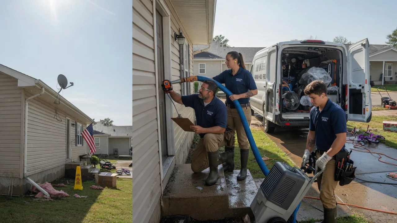 Ceiling Water Damage Restoration in Strong, AR near me
